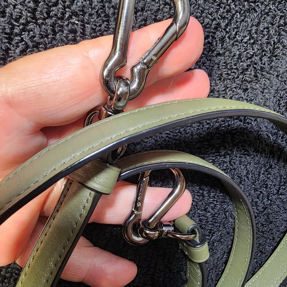 PRAIRIE SATCHEL (COACH F56818) Sage Green/DARK GUNMETAL EUC - Picture 15 of 16